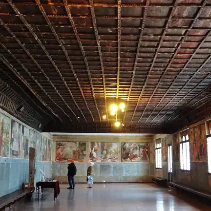 Gli affreschi della Sala dei Battuti a Conegliano