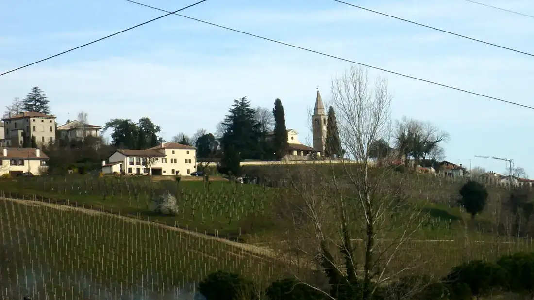 Le colline di San Pietro di Feletto, dove si trova il Ca’ del Poggio Resort